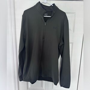 Under Armour Mens Green XL Tall 1/4 Zip long sleeve